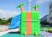 Commercial Green Jurassic Inflatable Water Parks Game For Water Amusement Park