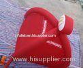 Professional Red large capacity inflatable exhibition tent With Arch