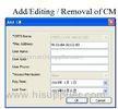 Traditional CMTS Supervisory Control Subsystem , Add / Editing / Removal Of CM