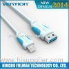 A Male to Micro B Male USB2.0 Cables Micro USB Extension Cable Blue or Customized