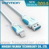 A Male to Micro B Male USB2.0 Cables Micro USB Extension Cable Blue or Customized
