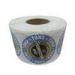 Circle Roll Paper Self Adhesive Food Labels For Sandwich Packaging