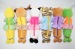 Lovely plush animal bear wear skirts pencil bags