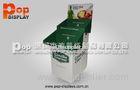 Bottled Juice Trapezoid Corrugated Pop Display With 2 Tiers For Marketing