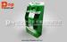 Glossy Irregular Structure Corrugated Pop Display With Green Color For Electronics