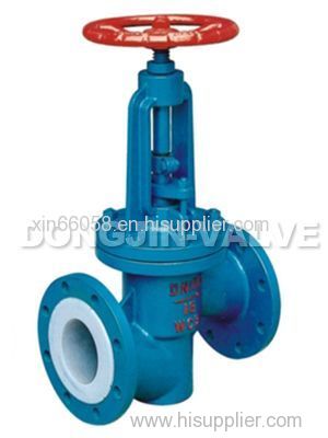 Teflon-lining Globe Valve Teflon-lining Globe Valve