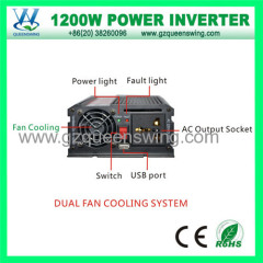 1200W Modified Sine Wave Car USB Solar Power Inverter