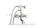 Two Hole round Bathtub Shower Faucet Mixer Taps Wall Mounted for Home
