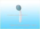 White ABS Portable Single Function Shower Head Water Saving For Bathroom