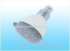 Massaging Water Saving Overhead Shower Head White With Saturating Spray 2 Function
