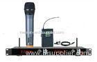 Handheld UHF Wireless Microphone Dual Channel , KTV Microphone