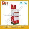 Promotional Corrugated Cardboard Display Stands For Snacks , Shops