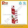 Red Custom Cardboard Display Units , Super Market Display