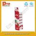 Red Custom Cardboard Display Units , Super Market Display