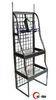 Three Layer Beverage / Wine Display Racks , Spray Painted Mesh Metal Wire Display Racks