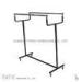 Steel Double Side Free Standing Clothes Drying Rack Silver / Black