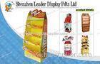 Dessert Floor Corrugated Carton Displays For Retail Store