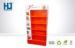 Foldable Orange Advertising Cardboard Cosmetic Display Stand Models With Five Layers