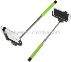 Extendable Selfie-portrait Selfie Stick with Bluetooth Wireless Remote Control Shutter