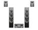 Passive Crossover Hi Fi Home Theater System with Black 5" 6.5" Passive Speakers