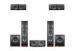 Passive Crossover Hi Fi Home Theater System Speakers / Hi Fi Loudspeakers