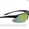 Soft Rubber Ridge Polarized Cycling Sunglasses Polacarbonate Low Weight