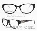 Round Acetate Optical Frames Hand Made Acetate , Women Optical Frames Italy Design