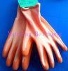 Orange Sandy Nitrile Work Gloves 13 Gauge With Polyester Liner Dip Palm
