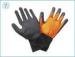 Fluorescent Liner Durable Medium Duty Latex Coated Gloves For Automotive Manufacturing