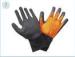 Puncture Resistance Safety Working Latex Coated Gloves With Fluorescent Liner
