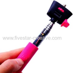 Bluetooth Adjustable Mobile Phone Selfie Stick Handheld Pole Wireless Remote with Self Timer