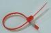 Red PP Plastic Security Seals With 30kgs Pull Load For Supermarkets