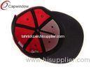 Black Sandwich Beak Velcro Strap Back Hats 6 Panel Baseball Caps For Women