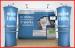 10ft Portable Tension Fabric Backwall For Trade Show With Seamless Fabric Graphic