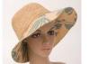 12cm Raffia Cloth Brim Womens Sun Hats For Adults For Leisure , 57cm Natural Sun Hats