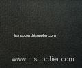 Black PVC Artificial Leather For Belts / Stationary With High Tear Strength