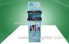 Two Tier Double Face Show Cardboard Free Standing Display Units With 4 Colors Offset Printing