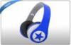 Blue Wireless Headphone Earphone with TF Micro SD Card Slot for Sport MP3 WMA Music Player