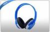 Blue Universal Wireless SD Card Headphones for In - Car Video Listening