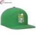 Girls Green Sports Snapback Baseball Caps Adjustable with Heat-Sealed Graphics