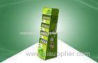 Four Shelf POP Cardboard Display Cardboard Floor Standing Eco-friendly