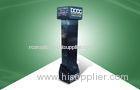 100% Eco - friendly Black Six - side - show Cardboard Hook Display with UV Coating