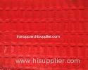 Polyvinyl Chloride Faux Leather Fabric For Handbags With Check Design Pattern