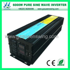 New 6000W DC12V AC220V Pure Sine Wave Power Inverter