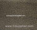 Dirt Resistance Faux Leather Upholstery Fabric With Printing Wooden Grain