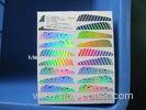 Reflective Hologram Side Minnow Printed Adhesive Labels in Fishing Lure