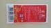 Red Flowers Printed Adhesive Labels Double Sided for Water Bottles