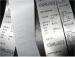Garment Information Instruction Printed Non-adhesive Labels with Water Wash Resistance