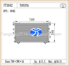 high performance auto air condenser