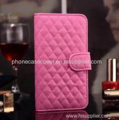 2015 wholesale samsung foldable leather case cover with card slots and stents